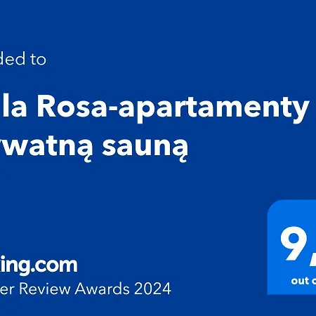 Villa Rosa-apartamenty Z Prywatna Sauna
